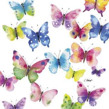 Guardanapo Borboletas...