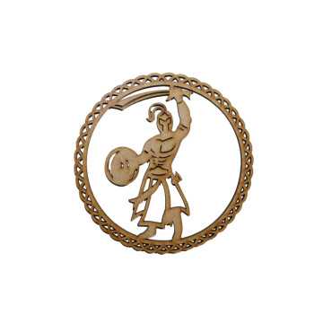 Aplique em MDF - Mandala...