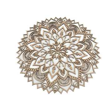 Aplique em MDF - Mandala...