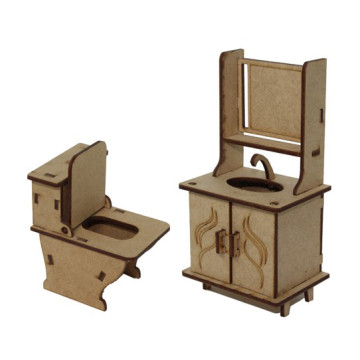Miniatura em MDF - Kit...
