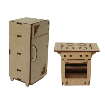 Miniatura em MDF - Kit...