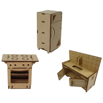 Miniatura em MDF - Kit...