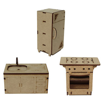 Miniatura em MDF - Kit...