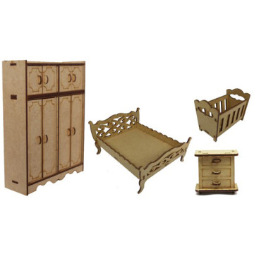 Miniatura em MDF - Kit...