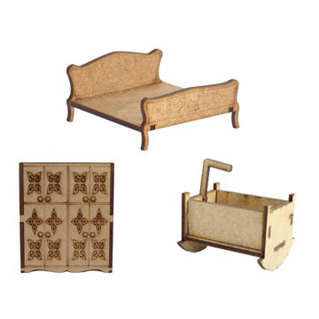 Miniatura em MDF - Kit...