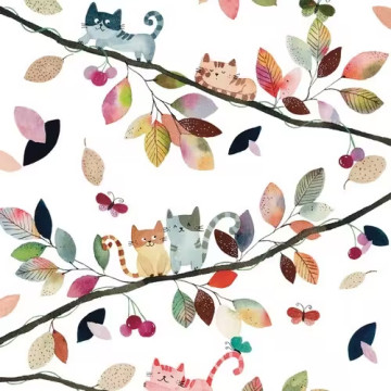 Guardanapo Gatinhos no...