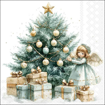 Guardanapo de Natal - Fada...
